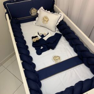 Kit berço leaozinho marinho