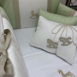 Kit Berço Coleção Cavalinho Verde Erva-Doce