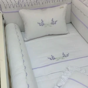 kit berço lavanda