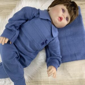 Saida maternidade  azul bebê