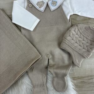 Conjunto Tricot bege