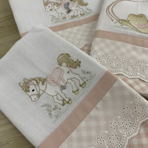 Kit Fralda menina country premium